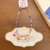Collar de Princesa Infantil Lindo Dibujo Animado con Cuentas Cadena para Clavícula Niña Pequeña Sanrio Accesorios Colgantes