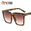 Gafas de Sol Cuadradas de Marco Grande Venta Caliente Palabra T 9089 Nuevas Personalizadas Para Hombres y Mujeres Todas las Combinaciones Gafas de Sol Transfronterizas