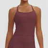 Novo top cropped esportivo justo transfronteiriço para mulheres com bojos, top nadador para yoga, regata fitness para Pilates