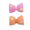 Almohada con lazo floral de algodón, tela fresca y pequeña, accesorios para el cabello, ropa, zapatos y calcetines, fundas de teléfono, etc.