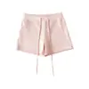 Shorts Esportivos Femininos Estilo Americano Picante com Cordão, Nova Moda de Verão Slim-Fit Casual para Corrida