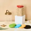 Frasco Transparente Grueso de Gran Capacidad para Almacenamiento de Alimentos con Tapa, Frasco de Empaque de Grado Alimenticio para Nueces y Cereales, Contenedor de Almacenamiento de Boca Ancha