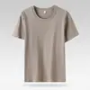 Camiseta de manga curta de algodão puro 180 gramas roupas de trabalho masculinas e femininas roupas de turma roupas de grupo bordadas DIY camiseta publicitária geração