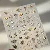 Pegatinas de Uñas Estilo Europeo y Americano Tiesu M1240 Lujo Accesible Estilo Reloj Retro Dorado Ráfaga de Estrellas Corazón Candado Pegatinas para Uñas