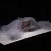 Tela de malla de hilo de niebla de hadas ins, suave, hecha a mano, bricolaje, color sólido, velo de encaje, tela de tul transparente para ropa
