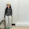 Moletom com Capuz Infantil Elmo Beibei Estilo Coreano Tendência Bordado Desenho Cachorrinho Manga Curta Moda Slim