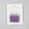 Cepillo de cejas en espiral, herramienta de belleza para el cuidado de las pestañas, portátil, desechable, colorido, mini cepillo para cejas