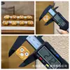 Colección de Figuras de Gato Pintadas de Ébano, Gato Acostado, Bebé Plátano, Accesorios Divertidos para Gatos, Accesorios de Joyería de Moda