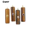 Wt-P2019 Colgante Rectangular Delgado de Piedra Natural Pequeño Zirconia Incrustada Ojo de Tigre Cuarzo Rosa Accesorios
