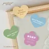 Pastel Horneado Pequeño Fresco Pegatinas Decorativas Empaque de Regalo Pegatinas Selladoras de Corazón Pequeño Ramo Cajas de Regalo de Fruta Pegatinas