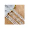 Encaje de Malla Nuevo Estilo Bordado por Computadora Poliéster Soluble en Agua Accesorios para Ropa de Mujer y Niños Recorte de Encaje DIY Fabricante Venta al por Mayor