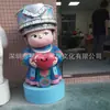 Escultura de Desenho Animado Cultural de Minoria Étnica: Menina Miao Segurando um Coração, Atração Turística Popular, Decoração Famosa na Internet para Atrair Tráfego na Loja