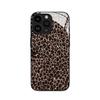 Funda de Teléfono Negra con Estampado de Leopardo, Moderna y Genial, para iPhone 16 Pro Max, Cubierta Protectora para Teléfono Apple 17Pm, No Amarillea
