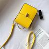 Bolso de Mano con Solapa y Hebilla Metálica Retro Ligero, Bolso Bandolera Sencillo para Teléfono Móvil, Estilo Literario, Universitario, Estilo Mori, Fresco