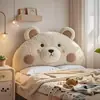 Cojín Respaldo con Forma de Nube para Cama Infantil, Almohada Respaldo Suave, Cojín de Tatami, Cojín de Cama Estilo Princesa, Respaldo Grande