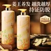 Champú Especial de Personaje Nacional de Cosméticos Oulai Lani Jengibre, Suave y de Gran Capacidad, Fragancia Duradera, Champú Fijador y Anticaída
