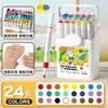 Marcadores acrílicos de cores verdadeiras para alunos do jardim de infância e do ensino fundamental, especificamente para uso artístico, opacos, empilháveis por cor, seguros para crianças e laváveis