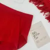 Calcinha Vermelha Feminina de Cintura Alta para o Ano de Nascimento, Sem Costura, Respirável, que Abraça o Quadril, Forro Antibacteriano, Tanga Feminina