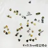 4x3,5mm Mini Coração de Pêssego Vazado Roupas de Crochê de Algodão para Bonecas BJD Decoração DIY Feita à Mão Pequenos Itens Acessórios
