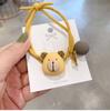 Corea del Sur Dongdaemun ins Estilo Cuerda para el Cabello Pintura de Goma Lindo Oso Anillos para el Cabello Banda de Goma Accesorios para el Cabello para Niñas Accesorios para el Cabello