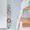 BR3873F Pegatinas de Animales de la Selva Bosque Animales de Dibujos Animados Elefante León Habitación Infantil Dormitorio Pegatina de Pared Autoadhesiva