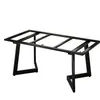 Soporte para pata de mesa de lujo, sencillo y ligero, hecho de tablero de roca de mármol, soporte para mesa de comedor, soporte para pie de mesa de oficina
