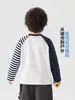 Camiseta de Manga Larga para Niños Europeos Derecha Primavera Otoño Top para Bebé / Ropa Nueva para Niños Otoño 2026 Ropa Infantil Ropa de Otoño para Niños