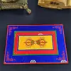Atacado de Produtos Étnicos: Tapetes Bordados Exquisitos para Utensílios Rituais Estilo Xizang, Tapetes para Tigela Cantante de Buda, Tapetes Vajra, Vários Estilos