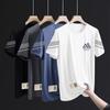Camiseta Ice Cool Secagem Rápida Masculina Verão Fina Esportiva Manga Curta Solta Roupas Fitness Treinamento Roupas de Corrida Top para Exterior