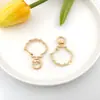 Llavero de Joyería de Dibujos Animados con Forma de Gatitos, Delfines, Estrellas, Corazones, Lunas, Flores y Conchas, Materiales para Joyería DIY de Aleación de Zinc