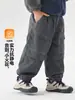 Calça Europeia para Meninos Inverno Mais Veludo Calça de Caminhada para Bebê Calça Casual Engrossada para Meninos Roupa Infantil Calça Longa Infantil Roupa de Inverno