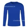 Camiseta de Manga Longa com Gola Redonda de Secagem Rápida Camisa Publicitária Personalizada para Grupo Cultural Roupa de Trabalho para Maratona Camiseta com Logo Impresso