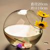 Jarrón de cristal transparente de apertura oblicua creativa europea, pecera, flor hidropónica, moderno, simple, fabricantes de accesorios para el hogar