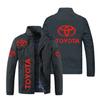 2022 Comercio Exterior para hombre transfronteriza nueva chaqueta con estampado de logo de coche para hombre chaqueta cárdigan con cremallera para deporte y fitness al aire libre