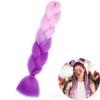 Xuchang Peruca Acessórios de Cabelo Seda de Alta Temperatura Trança Grande Africana Jumbobraid Fibra Química Colorida Montagem Mista Venda Quente Dreadlocks