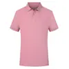 Roupa de Trabalho de Verão Camisa Polo Personalizada Manga Curta Estampa Logo Figura Roupa de Trabalho da Empresa Camisa Publicitária Personalizada para Funcionários