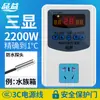 Termostato Digital Inteligente com Sonda de Temperatura Digital, Controlador de Temperatura Digital, Interruptor de Alta Precisão, Tomada de Controle de Temperatura de Geladeira Ajustável 220V