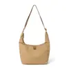 Bolsa Transversal Casual de Lona Saint Xilu para Mulheres, Bolsa Tote Versátil de Grande Capacidade para o Dia a Dia, Bolsa Simples de Textura para o Ombro