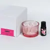 Taza de Vidrio Aromaterapia Aceite Esencial Regalo Creativo para Dormitorio, Aromaterapia sin Llama para una Sensación de Dormitorio de Alta Gama