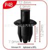 Adequado para Volkswagen VW OPEL OPEL capa de carro ventilação placa de cobertura fixa Arrow Press-in rebite P48