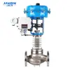 Válvula reguladora neumática aceite térmico de vapor oxígeno etc.. industrial flujo presión temperatura regulación alta precisión