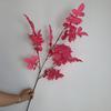 Flor Artificial Nueva Rama Única Hoja Fu Salón de Bodas Techo Destacado Decoración de Guía de Camino Hoja a Juego Paisajismo Exterior