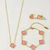 Explosões transfronteiriças moda 13mm brincos colar pulseira joias de aço inoxidável conjunto de três peças vendas diretas de fábrica