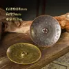 Plato de Incienso con Carácter de Fortuna Tridimensional, Plato de Cien Bendiciones, Plato Dorado Lleno de Riqueza, Portaincienso, Soporte para Palillos de Incienso, Bandeja de Incienso de Aleación Estilo Antiguo, Portaincienso de Lingote