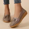Zapatos Nuevos para Madres de Primavera y Otoño Zapatos de Frijol Mocasines para Mujer Moda Versátil Exclusivo Transfronterizo