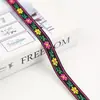 En Stock 1.1cm Estilo Étnico Jacquard Accesorio para el Cabello Tocado Bolso de Cintura Cinta Étnica Ropa Étnica Encaje