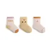 Calcetines para Bebé Invierno Engrosados de Felpa Cálidos Calcetines para Recién Nacido Rayados Florales Unisex Calcetines de Media Pantorrilla para Niños
