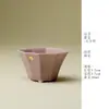 Taza de Té Creativa de Cerámica Hecha a Mano con Patrones Morados y Dorados, Taza de Aroma de Alta Gama con Acabado Morado Esmaltado en Horno