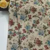Tela de pana estampada con estampado floral pequeño vintage para otoño e invierno, para ropa de niños y mujeres, incluyendo chaquetas, chalecos, pantalones y camisas