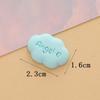 Novos acessórios de resina letras nuvens nuvens brancas areia movediça caso de celular beleza diy material creme cola colocação